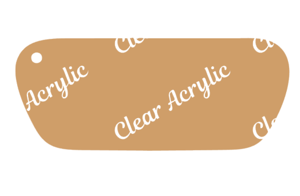 Off Road Vehicle Front Grill Acrylic Blank for Key Chains