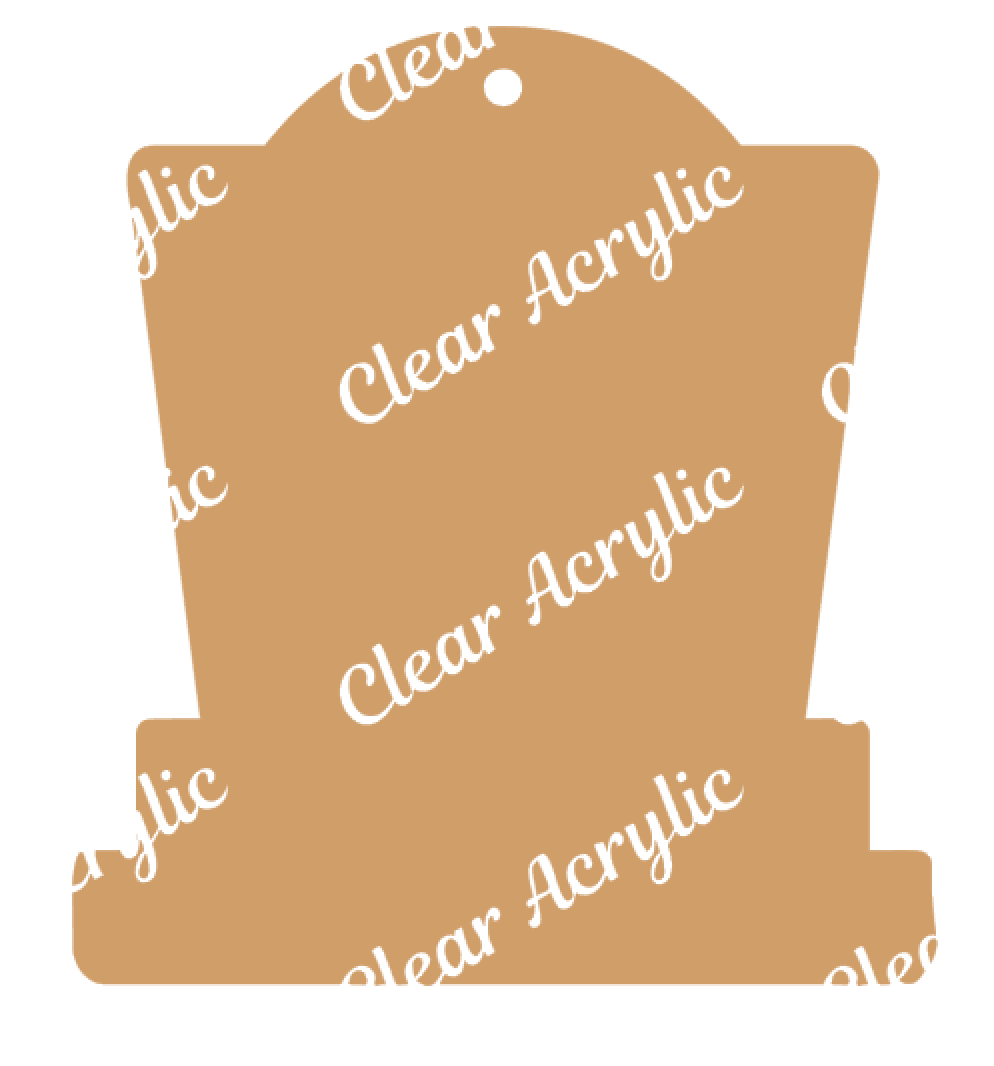 Tombstone Grave Marker Acrylic Blank