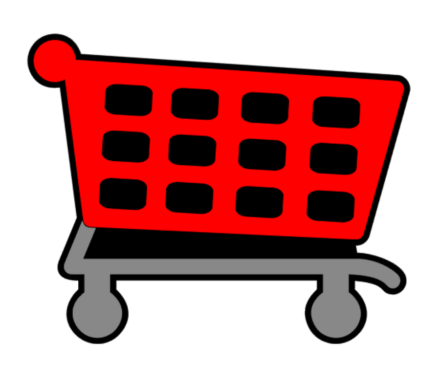 Shopping Cart Acrylic Blank