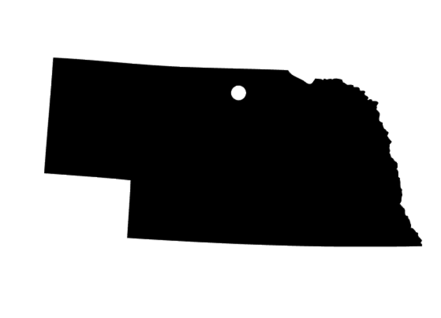 Nebraska State Acrylic Blank