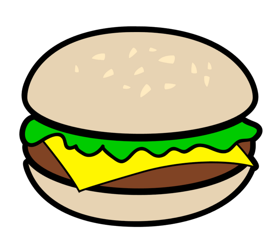 Hamburger Acrylic Blank