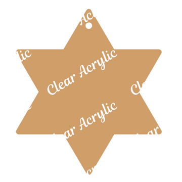 Star of David Acrylic Blank