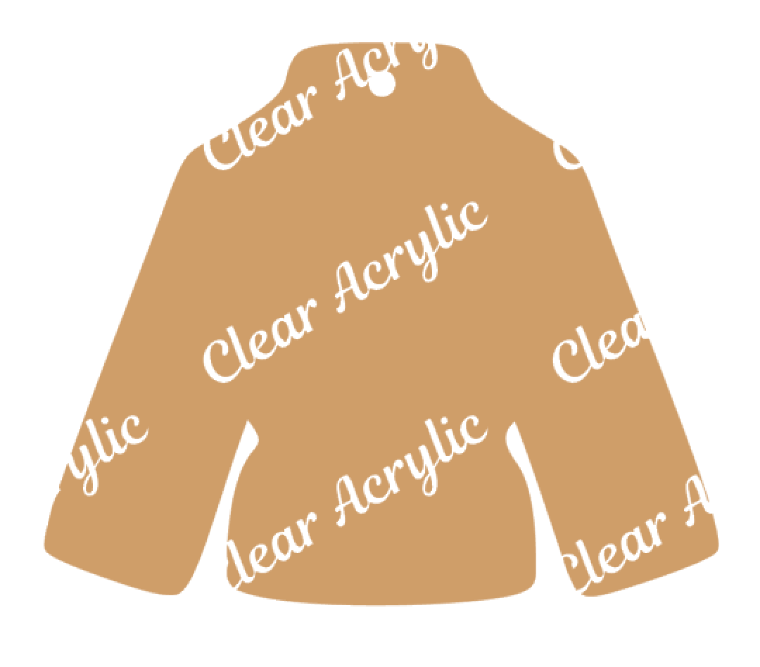 Karate Gi Uniform Acrylic Blank