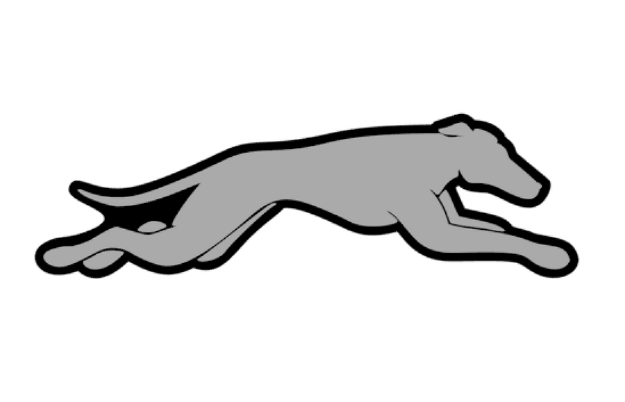 Greyhound Running Acrylic Blank