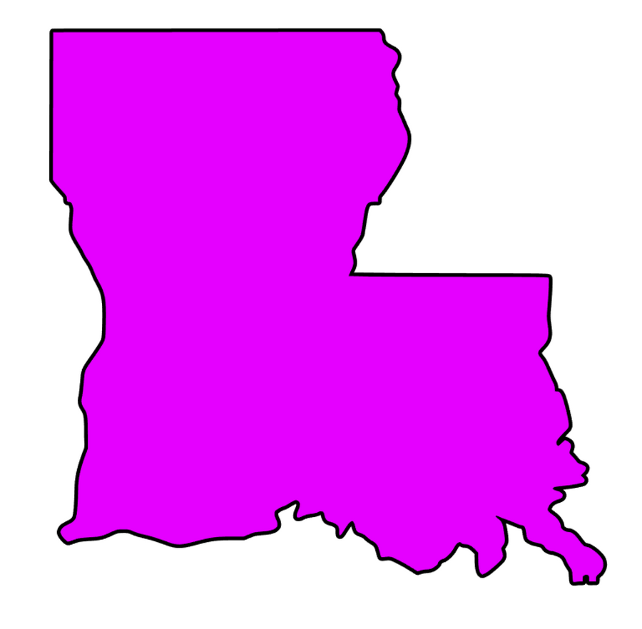 Louisiana State Acrylic Blank