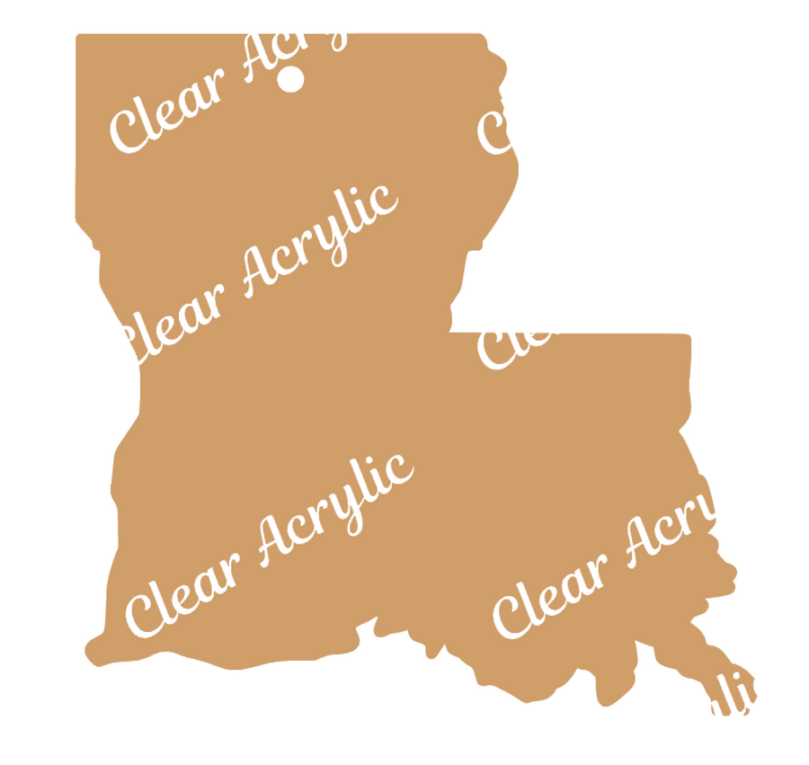 Louisiana State Acrylic Blank