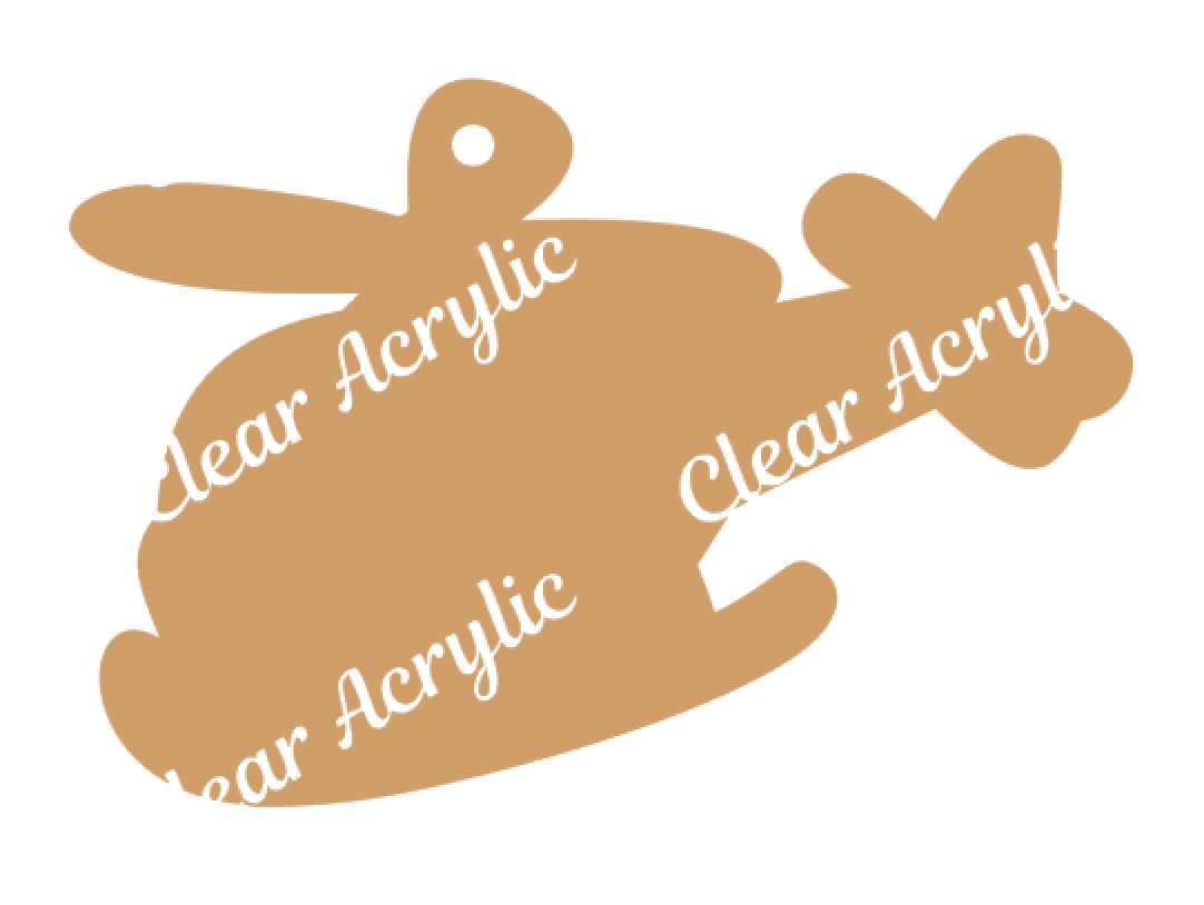 Helicopter Acrylic Blanks