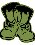 Soldiers Boots Acrylic Blank