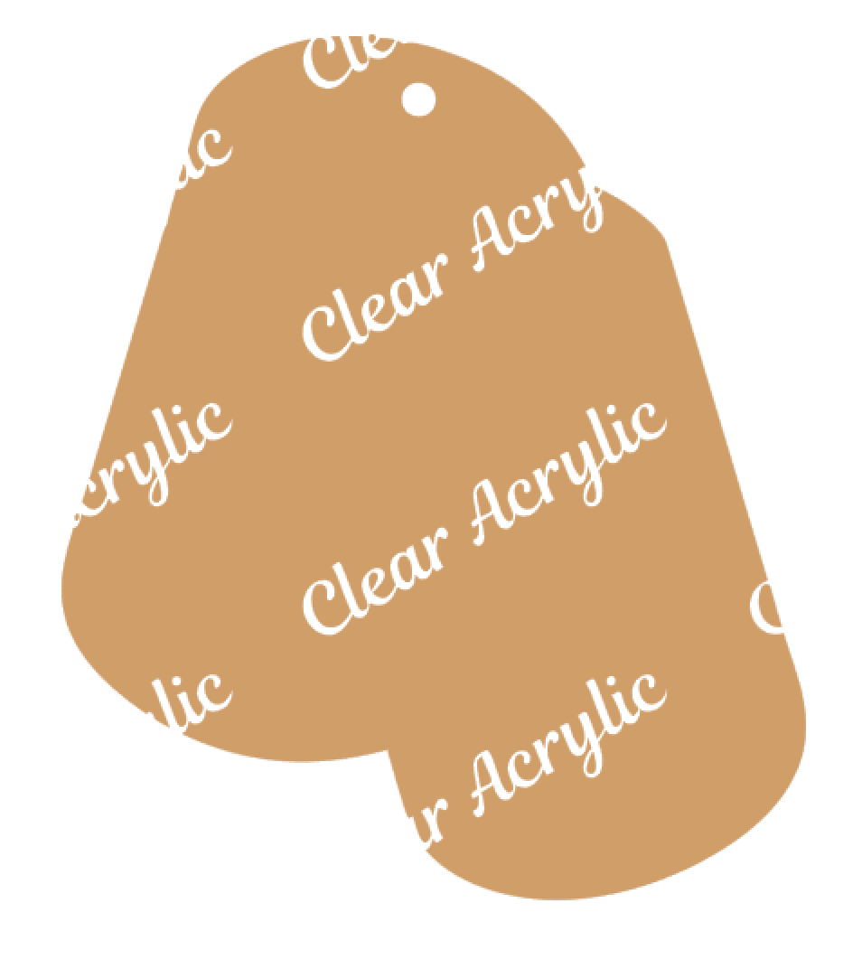 Military Dog Tags Acrylic Blanks for Crafting