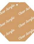 Hexagon Shape Acrylic Blanks