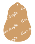 Avocado Acrylic Blank for Key Chain Crafts