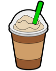 Iced Coffee Shake Acrylic Blank