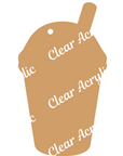 Iced Coffee Shake Acrylic Blank