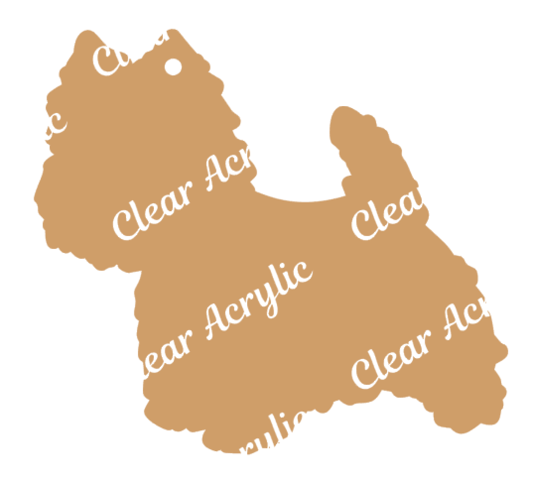 West Highland Terrier Acrylic Blank