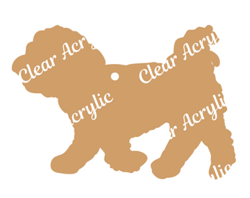 Maltese Dog Acrylic Blanks