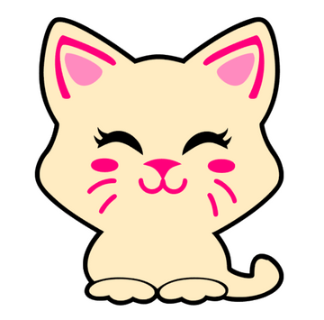 Cute Kitten Cat Acrylic Blank