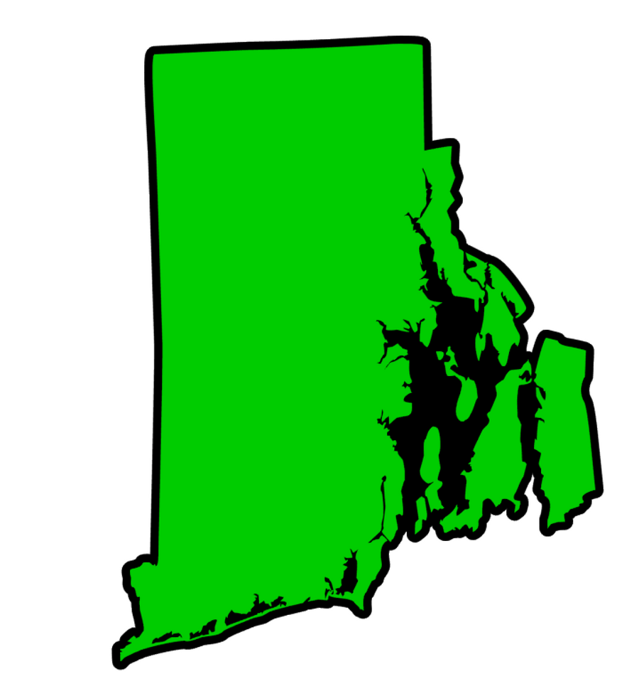 Rhode Island State Acrylic Blank