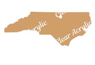 North Carolina Acrylic Blank