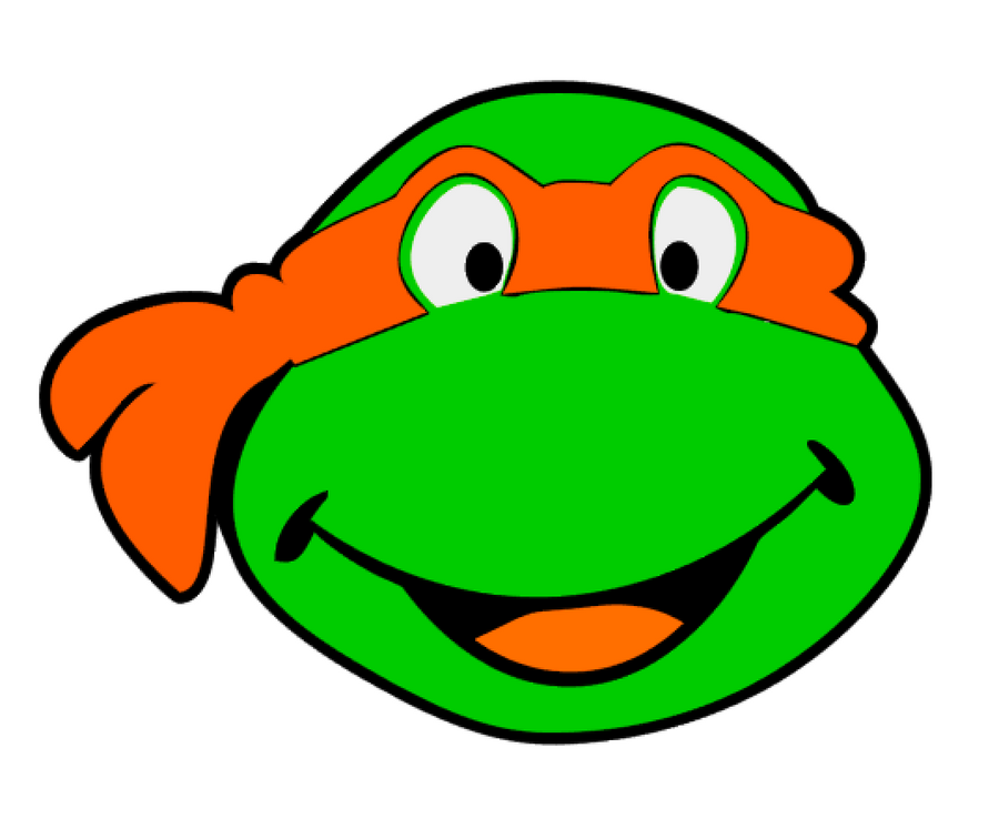 Ninja Turtle Face Clipart