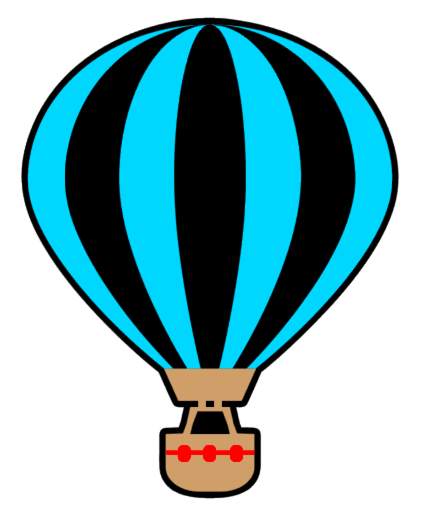 Hot Air Balloon Acrylic Blank