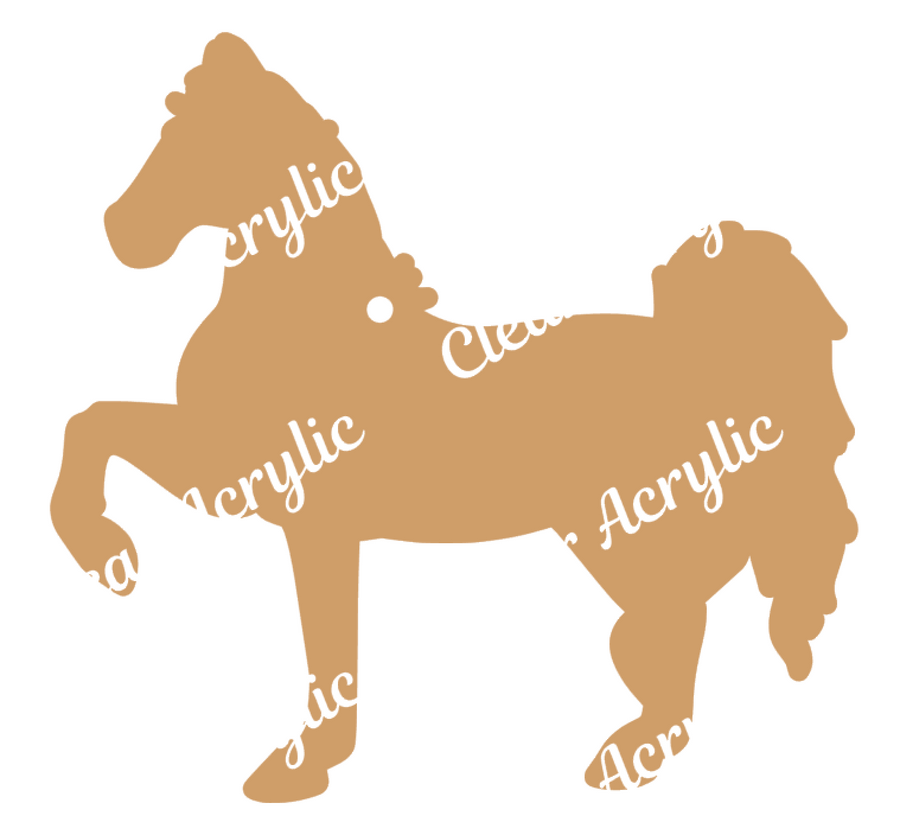 American Saddlebred Horse Acrylic Blank