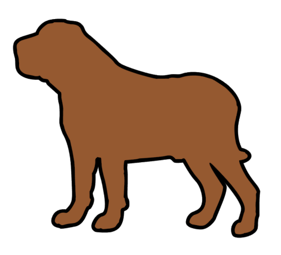 Mastiff Dog Acrylic Blank