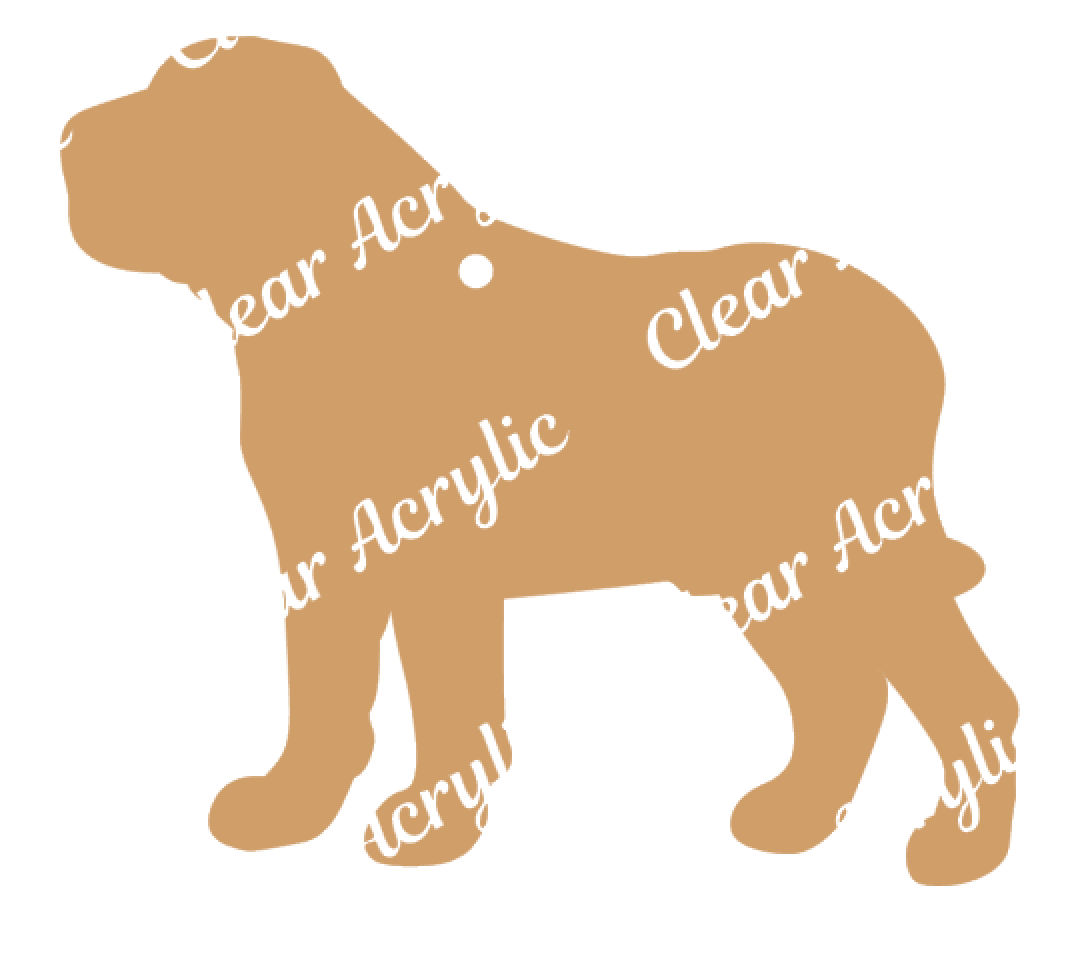 Mastiff Dog Acrylic Blank