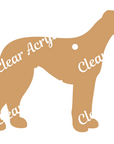 Whippet Dog Acrylic Blank