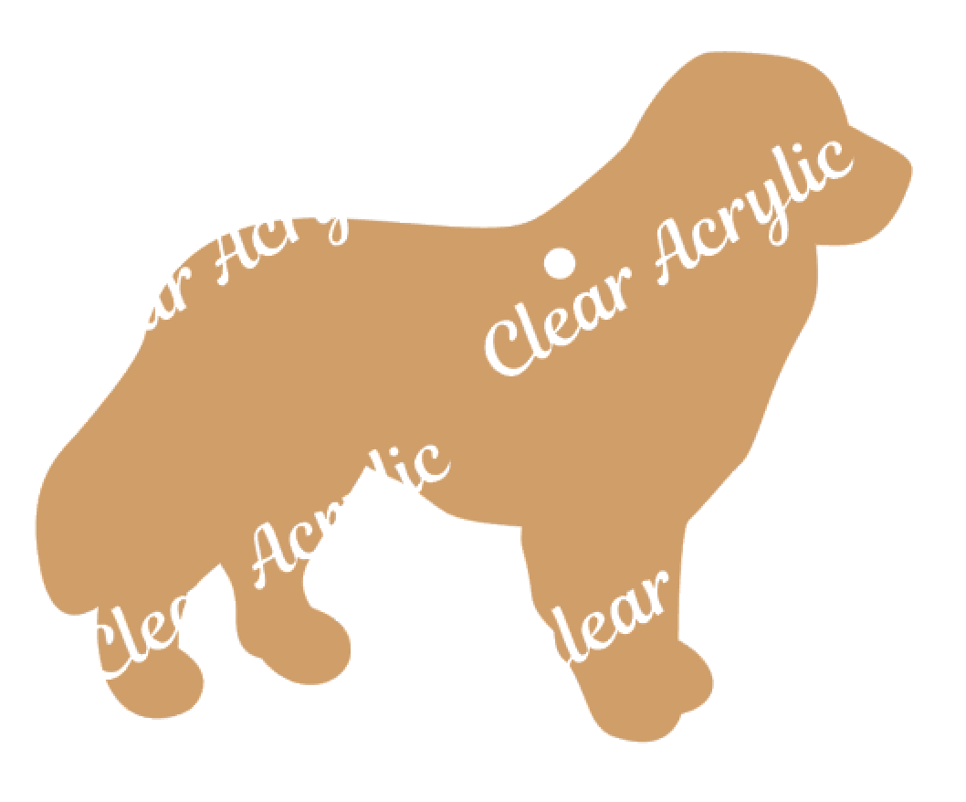 Dog Breed Acrylic Blanks for Key Chain Crafts