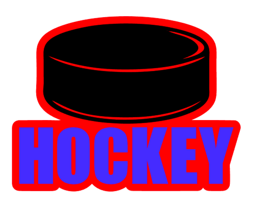 Hockey Word Acrylic Blank