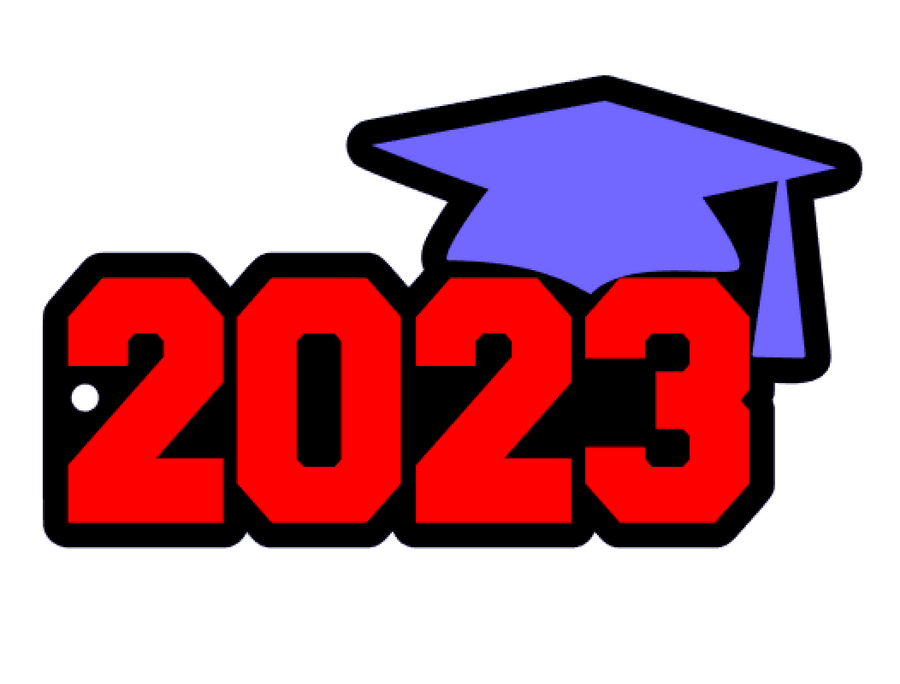 2023 Graduation Cap Acrylic Blank
