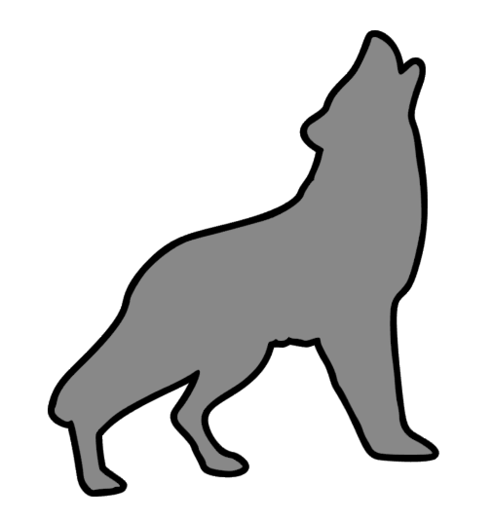 Howling Wolf Acrylic Blank