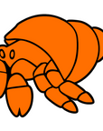 Hermit Crab Acrylic Blank