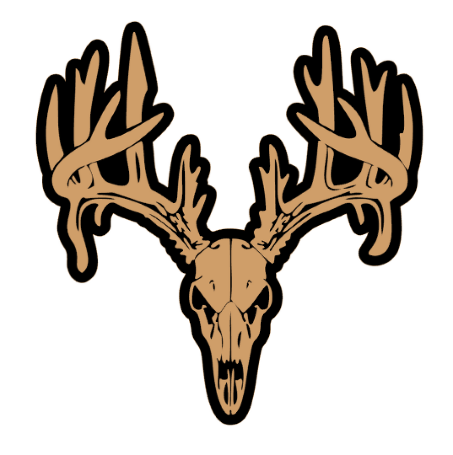 Deer Skull Acrylic Blank