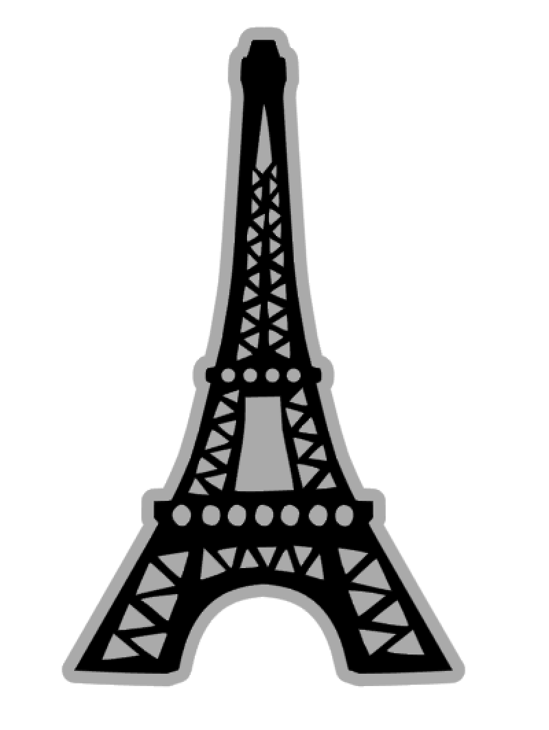 Eiffel Tower Acrylic Blank