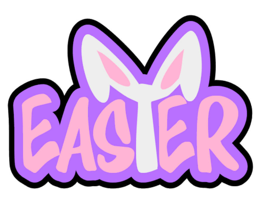 EASTER Bunny Ears Acrylic Blank