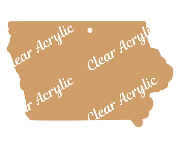 Iowa State Acrylic Blank