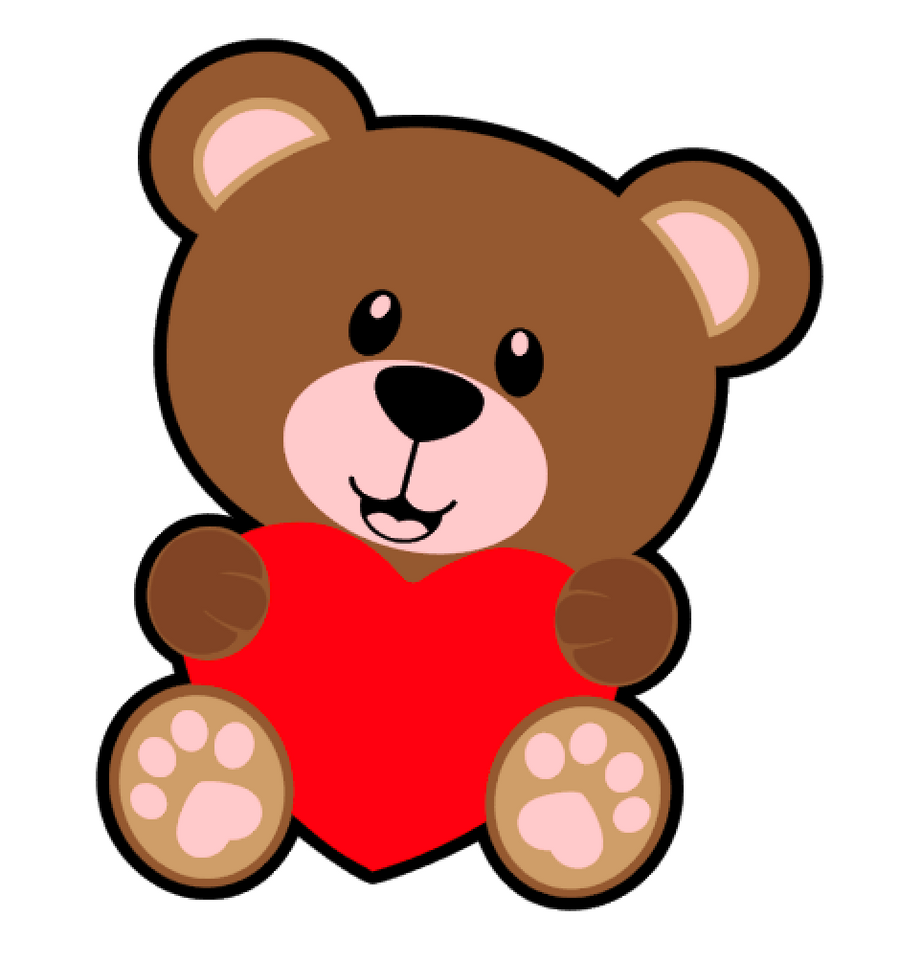 Valentine Bear Acrylic Blank