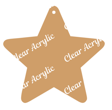 Star Acrylic Blank for Crafts