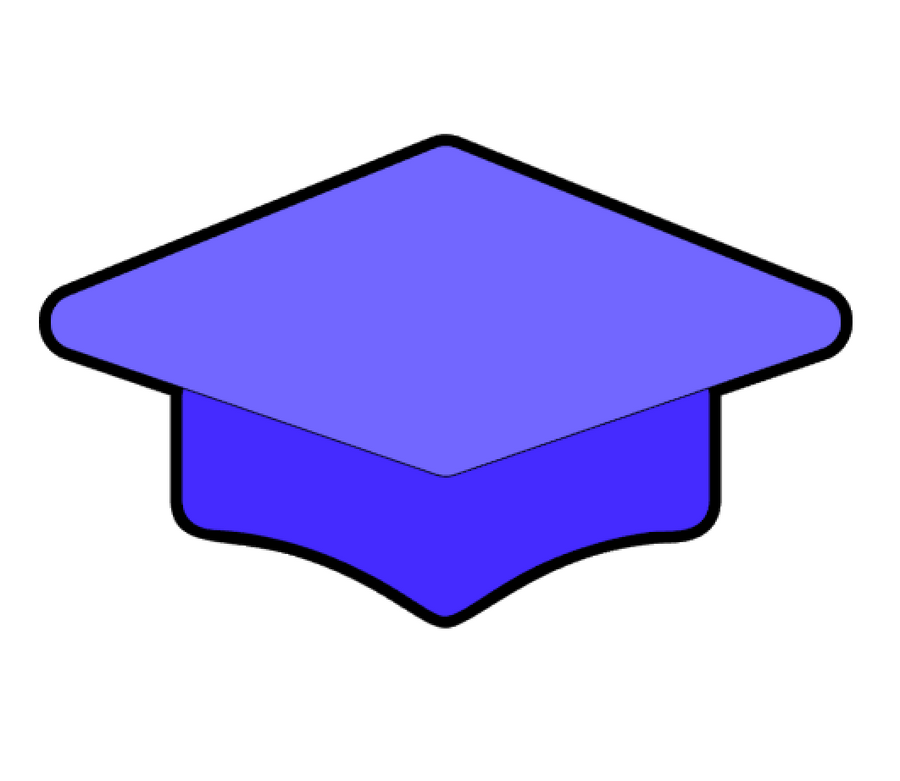 Graduation Cap (No Tassel) Acrylic Blank
