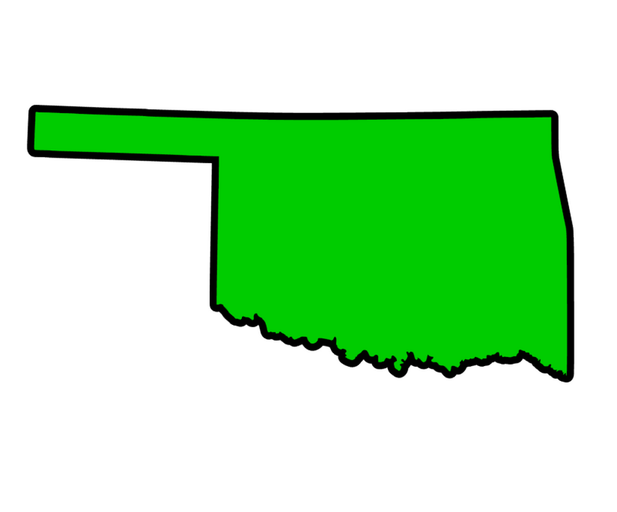 Oklahoma State Acrylic Blank