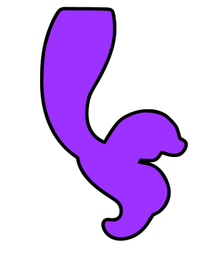 Mermaid Tail Curved Acrylic Blank
