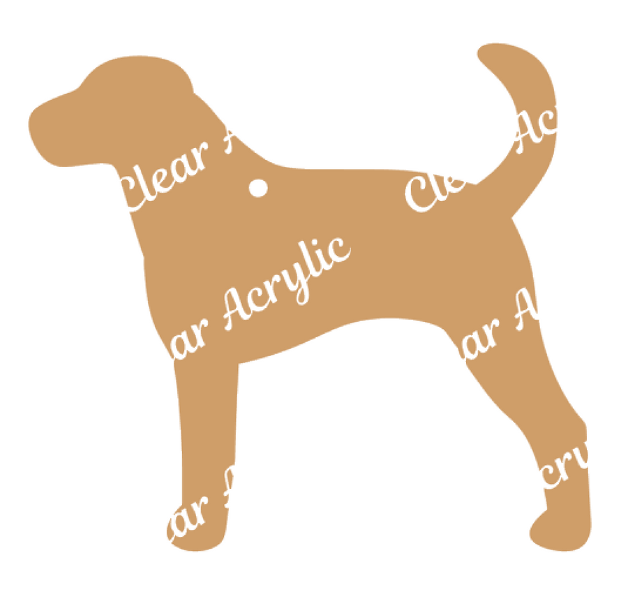 Foxhound Dog Acrylic Blanks for Crafts
