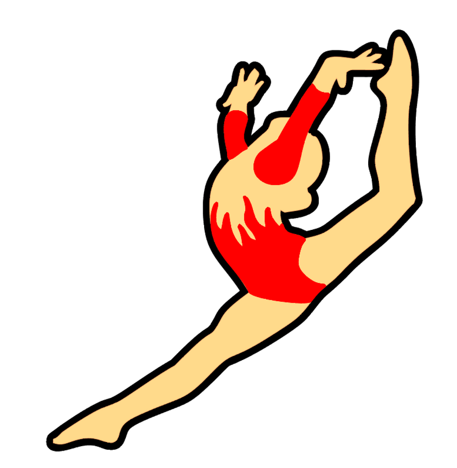 Female Gymnast Acrylic Blank