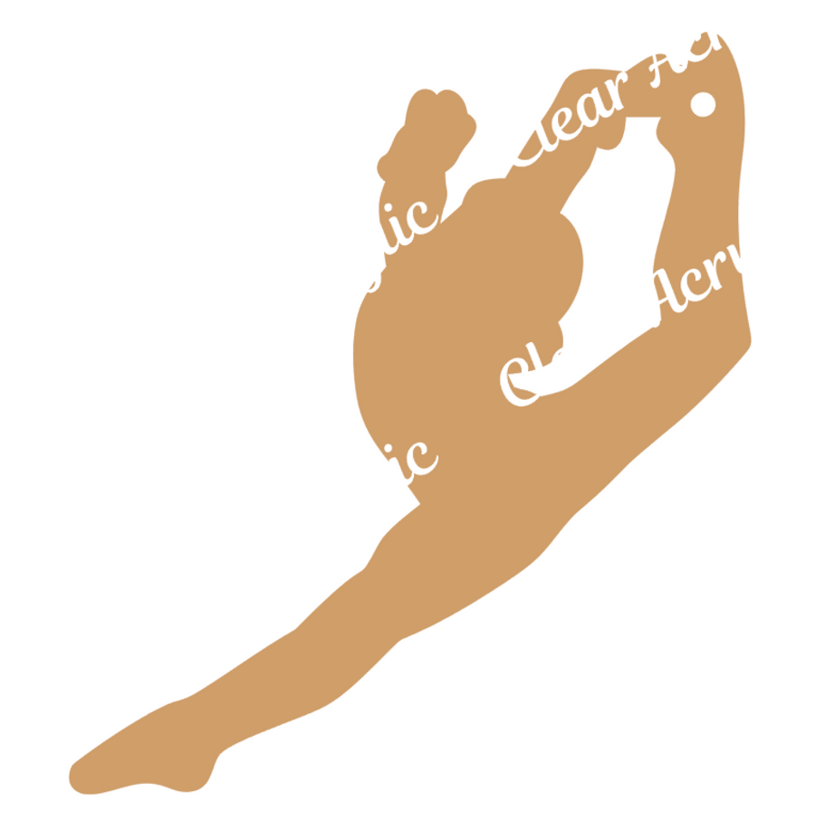 Female Gymnast Acrylic Blank