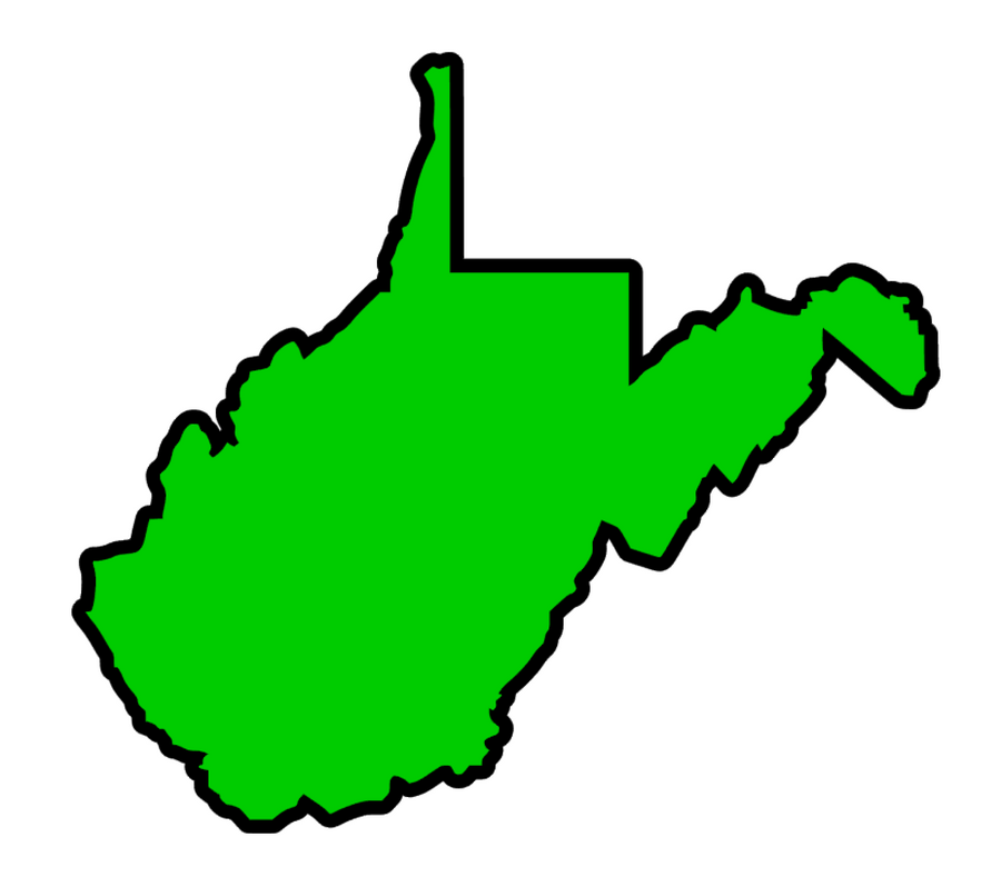 West Virginia State Acrylic Blank