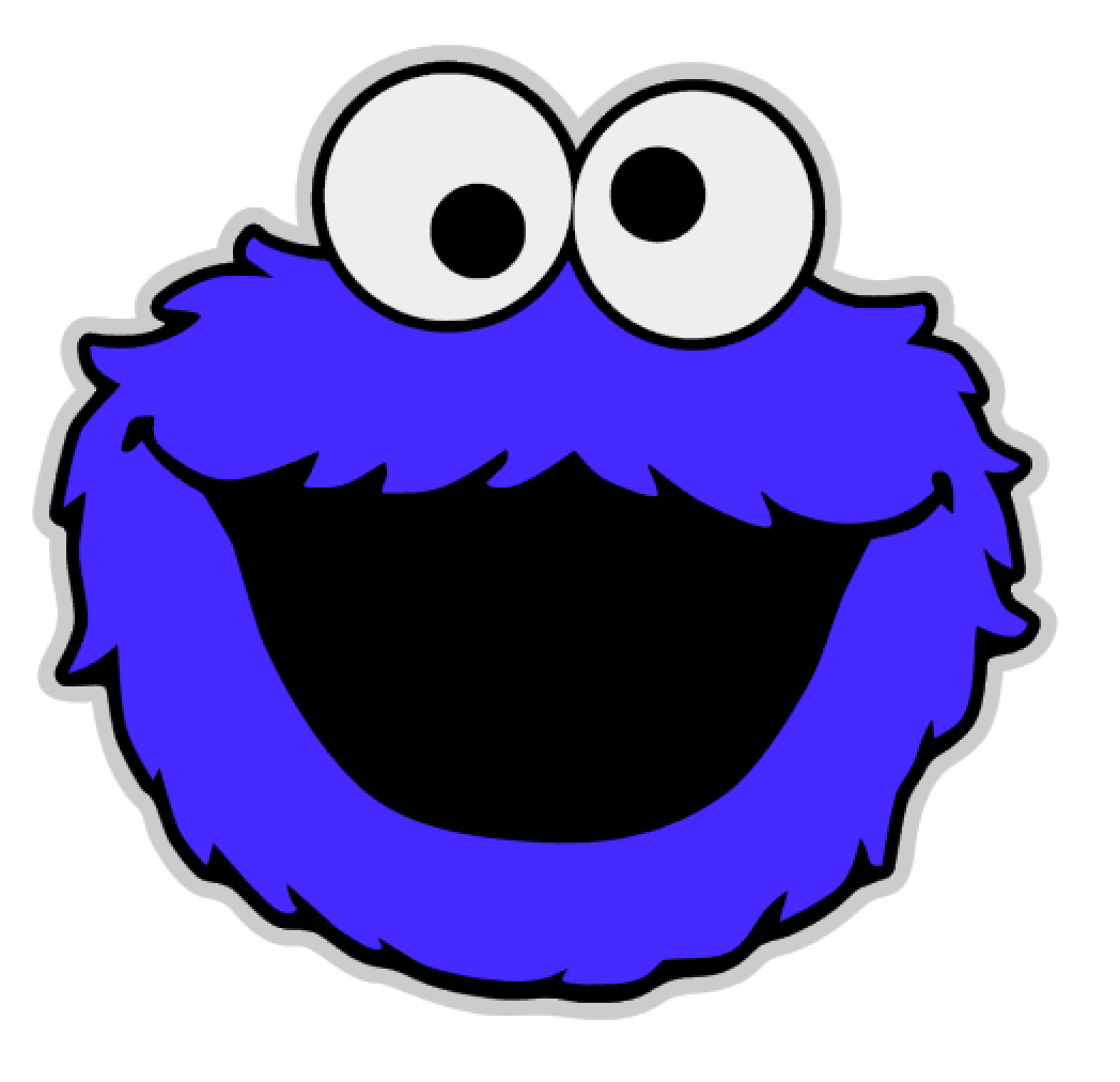 Cookie Monster Acrylic Blank