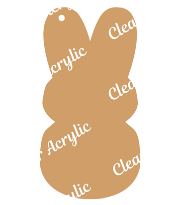 Marshmallow Bunny Peep Acrylic Blank