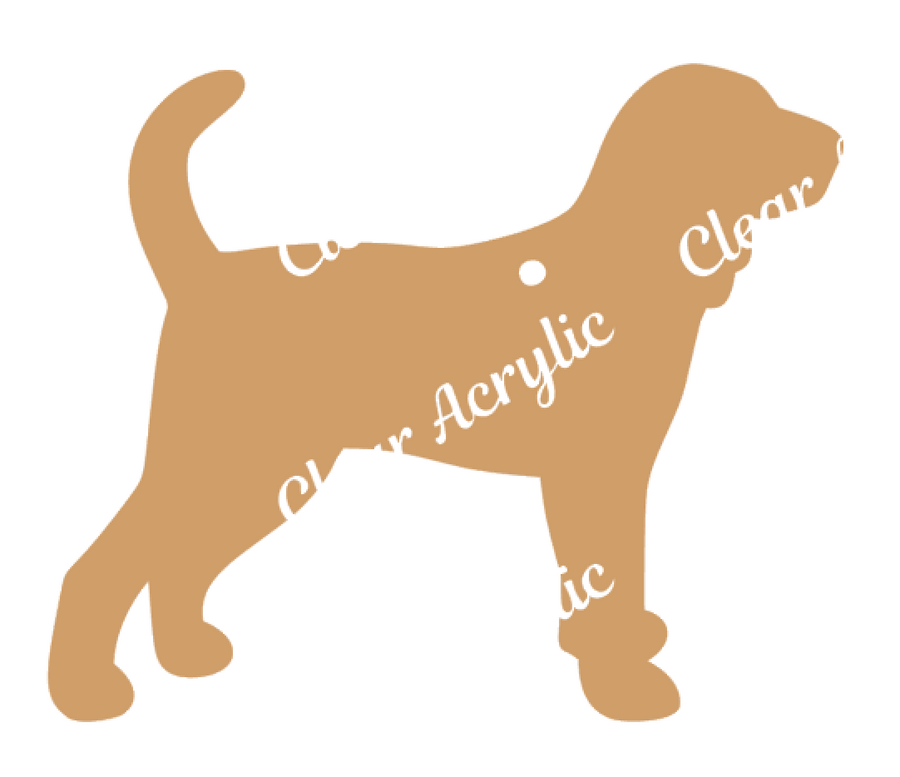 Coonhound Acrylic Blank