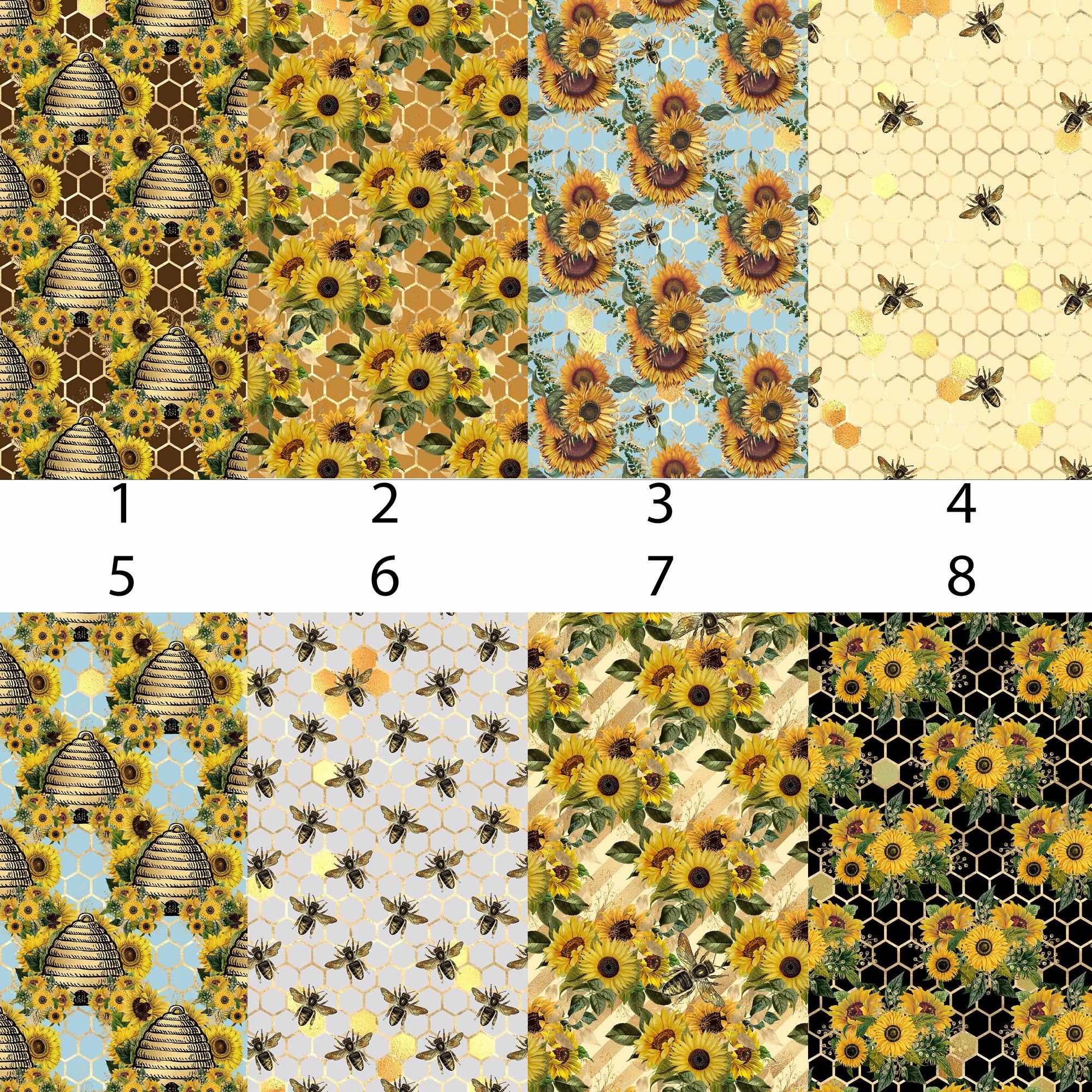 Sunflower Bees Vinyl